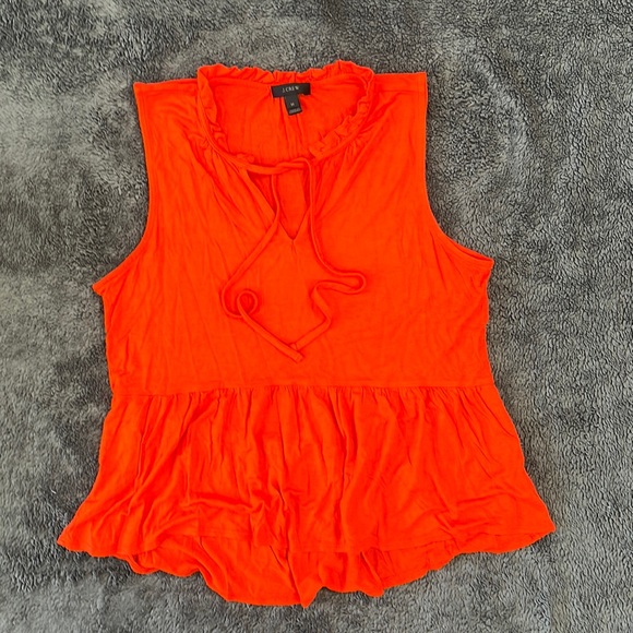 J Crew ruffle tank - Picture 2 of 9